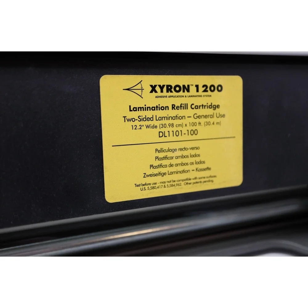 Xyron 1200 Hand Crank Cold Laminator Machine | 4 Refill Cartridges | WORKS GREAT
